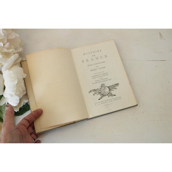 Vintage 1910s Book, Ernest Lavisse 'Histoire de France" Published by D.C Heath - Picture 7 of 10